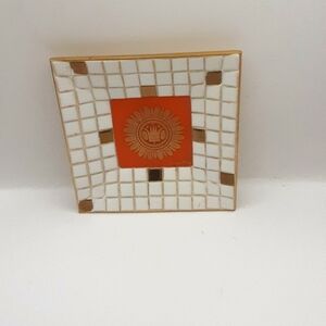 Vintage Georges Briard Mosaic Tile Dish 5" X 5"